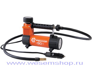 Компрессор автомобильный Autoprofi АГРЕССОР AGR-30L   www.WesemShop.ru