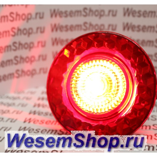 Wesem тюнинг. Кольцо декоративное рифленое Wesem LA3 к модулю, красное LA3 239.27   www.WesemShop.ru