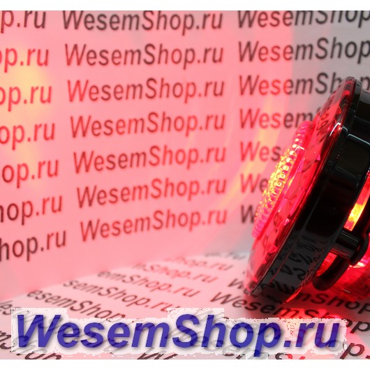 Wesem тюнинг. Кольцо декоративное рифленое Wesem LA3 к модулю, красное LA3 239.27   www.WesemShop.ru